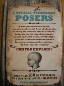 Lateral Thinking Posers  New Book Erwin Brecher