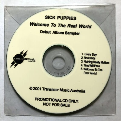 Sick Puppies Welcome To The Real World Debut Album Sampler (Promo CD, 2001) VGC - Image 1 of 2