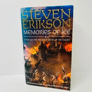 Memories Of Ice by Steven Erikson 2001 Malazan of the Fallen Fantasy Paperback - Foto 1 di 6