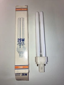 Osram 2700K  26W/27K  Delux D  2 Pin G24d-3   New Bulb Open Box USA - Picture 1 of 2