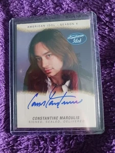2005 Fleer American Idol Constantine Maroulis Autograph - Bild 1 von 2