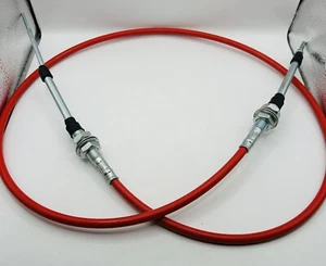 Excavator Throttle Motor ControlCable PU Sheath Stainless SteelBendable EX200 - Picture 1 of 3