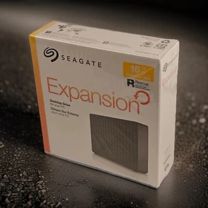 Disque dur externe pour ordinateur de bureau Seagate Expansion 16 To USB 3.0 STEB16000400 - Neuf - Photo 1/8