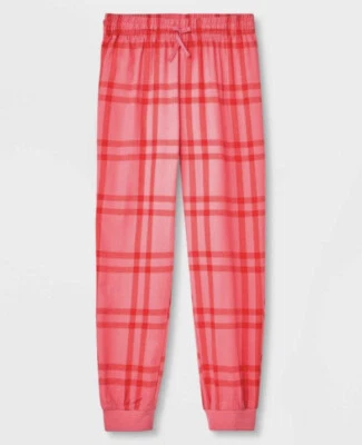Girls Cat & Jack Plaid Pajama Bottom Pants LARGE 10-12 NWT - Image 1 of 2