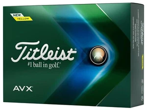 Titleist AVX Golf Balls 2020 - Yellow - Picture 1 of 5