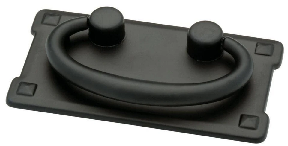 (Paquete de 5) Tirador de fianza horizontal Mission de 3 pulgadas plano negro Foto 1 de 1