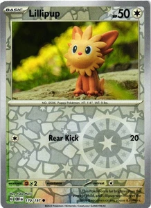 Lillipup Reverse Holo 170/197 SV03: Obsidian Flames NM - Picture 1 of 2