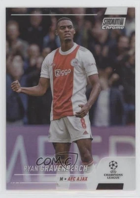 2021-22 Topps Stadium Club Chrome UCL Refractor Ryan Gravenberch #86 - Image 1 of 2