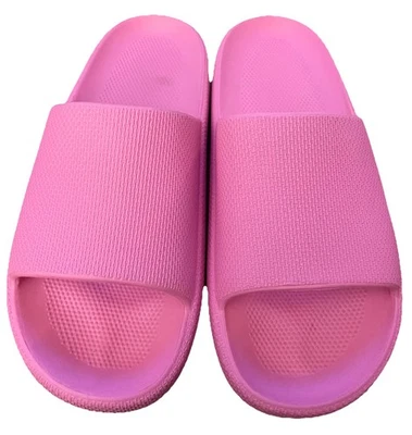 Zapatillas impermeables Victorias Secret ROSA Almohada Slides Talla L 9/10 Zapatos de ducha Foto 1 de 4