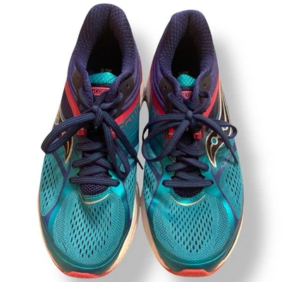 Saucony Guide 10 Blue/Green/Pink Sneakers Athletic Women's Sz 7.5 S10350-3 - Image 1 of 4