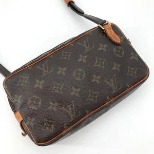 Bolso de Hombro Louis Vuitton Monograma Pochette Marly Bandolera M51828 Usado - Imagen 1 de 13