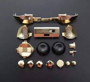 Xbox Series S X Wireless Controller Chrome Gold Buttons Triggers Dpad. - Picture 1 of 1