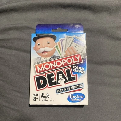 Monopoly Deal Quick-Playing Card Game for Families, Kids Ages 8 and Up and 2-5 P - Image 1 of 3