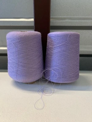 NEW HOPE YARNS SOFT Lot 2 Spool Cone 2/60 Cobweb Peru Baby Alpaca Silk Yarn 2lb 4oz 1048gr 1014