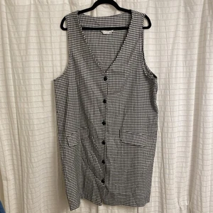 Michele Xl Women’s Dress Black White Button Up Preppy Fall Feminine Classic - Picture 1 of 5