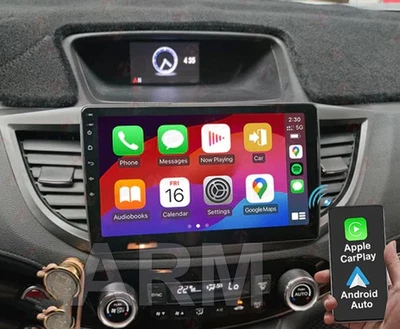 10" For Honda CRV 2012-2016 Carplay Android 14 Car Stereo Radio GPS WIFI Nav Sat - Image 1 of 4