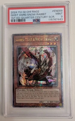 YU-GI-OH! 2024 EN009 25TH QUARTER CENTURY STARLIGHT GHOST OGRE SNOW RABBIT PSA 9 - Image 1 of 2