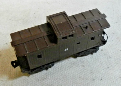 Marx 45 William Crooks Freight Set Caboose 8 Wheel Type G Trucks TAP (C) - Image 1 of 4