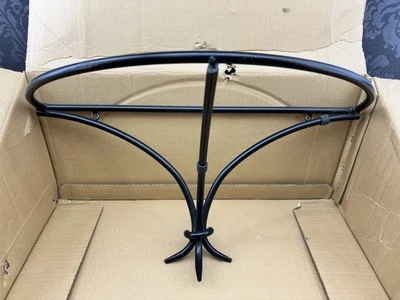 IKEA Grafit Nuevo Estante de Pared de Vidrio de Hierro Forjado 45cm De Colección Descatalogado Foto 1 de 4