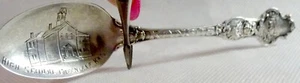High School In Greenleaf Kansas 5" Sterling Souvenir Spoon 16 Grams - Picture 1 of 5