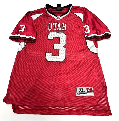 Genuine Stuff  UTAH UTES Football Jersey Red #3 Women's XL Cover