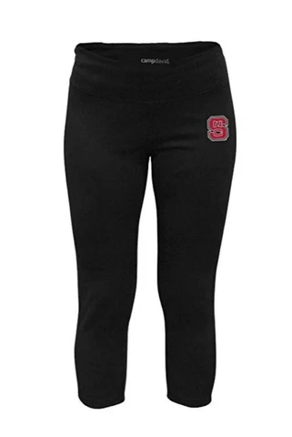 NCAA Crosstown Womens Cropped Active Lifestyle Pant NC State Wolfpack Black S Cover