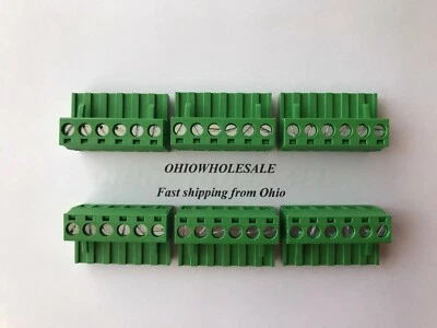 6 Pin 5.08mm Quick Connector Phoenix Contact PCB Terminal Block Pack of 6 - Image 1 of 4
