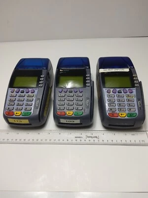 LOT OF 3 VERIFONE OMNI 3750 (USED NOT TESTED) - Image 1 of 4