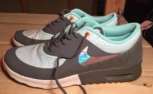 NIKE Air Max Thea Premium 616723-101 Plata Gris Oscuro Glaciar Naranja Hielo Talla 10 - Imagen 1 de 12