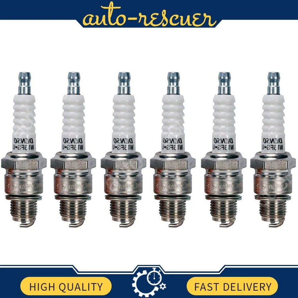 DENSO Auto Parts  Spark Plug 6x for 1961 till 1963 Chevrolet Corvair - Image 1 of 2
