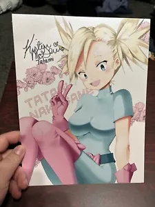 My Hero Academia Tatami Nakagame Signed Autograph Photo By Kristen McGuire - Picture 1 of 1