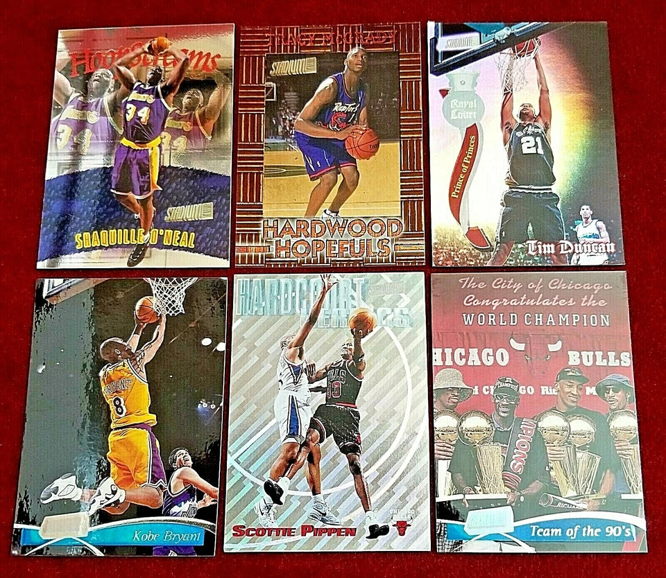 1997-98 Stadium Club Duncan Rodman Hardcourt Heroics Jordan Pippen O'Neal PSA - Image 1 of 1