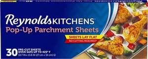 Reynolds Kitchens Pop-Up Parchment Paper Sheets, 10.7X13.6 Inch, 30 Sheets - Picture 1 of 12