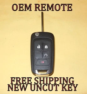 100% OEM 10-17 GM GMC TERRAIN FLIP KEY KEYLESS REMOTE FOB TRANSMITTER 20835400 - Picture 1 of 5