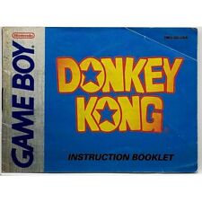 (Manual Only) Donkey Kong - Nintendo Game Boy Authentic Instruction Booklet Game