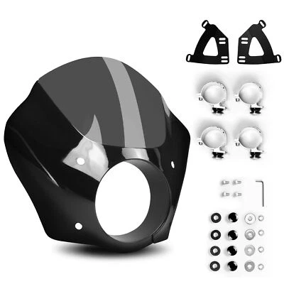 Kit de montaje de horquilla de carenado de humo para Harley Sportster Iron 883 XL883N 2009-2018 Foto 1 de 4