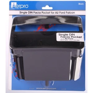 Aerpro Facia compatible with Ford AU Series 1/2/3 Pocket Black - Picture 1 of 2