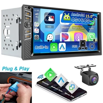 Radio estéreo de coche de 7"" para Honda Element 2003-2011 Android 15.0 CarPlay GPS 4+64 GB Foto 1 de 4