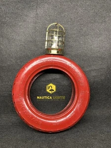 Vintage massive Messing Schott Wandleuchte Leuchte | Innen Außen Halterung Lampe - Bild 1 von 6