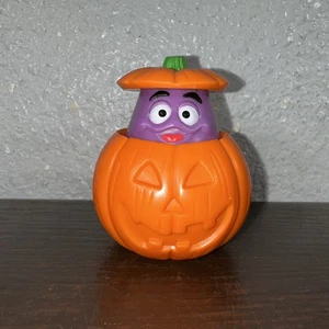 1995 Pop Up Pumpkin Grimace McDonalds Happy Meal Halloween Toy Figure - Picture 1 of 3