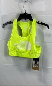 Northface Womens Yellow Solid Medium Support Sports Bra Athletic M NWT Dirty - Picture 1 of 6