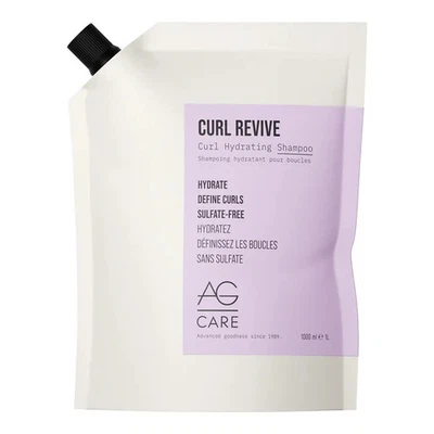 AG HAIR CARE CURL REVIVE HYDRATING DEFINE CURLS SHAMPOO 33.8 OZ LITER BAG REFILL - Image 1 of 4