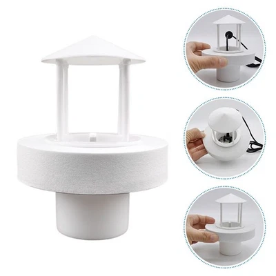  1 scatola di paraspruzzi per umidificatore in plastica per acquario. - Immagine 1 di 4