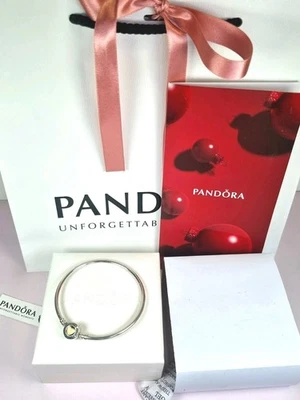 Pulseira Pandora 'You Are So Loved, 19cm, NOVA Com Embalagem, Rara Edição Limitada  - Imagem 1 de 4