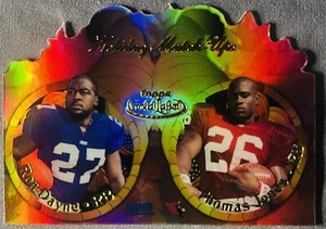 2000 Topps Gold Label Holiday Match-Ups Fall Ron Dayne Thomas Jones Rookie RC - Picture 1 of 2