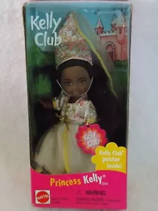 Neu 1999 AA Afroamerikanische Barbie Prinzessin Kelly Puppe - Bild 1 von 5