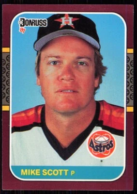 1987 Donruss Opening Day Mike Scott Houston Astros #15 - Image 1 of 2