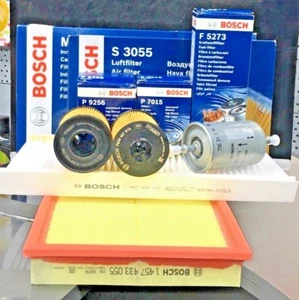 BOSCH SERVICE KIT LUFT+ÖL+INNENRAUM+KRAFTSTOFFFILTER FÜR VAUXHALL CORSA B/C MK2 1.2 1.3 1.4 - Bild 1 von 1
