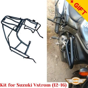 For Suzuki DL 650 Luggage rack system Monokey DL650 V-strom Crash bars Kit 12-16 - Picture 1 of 12