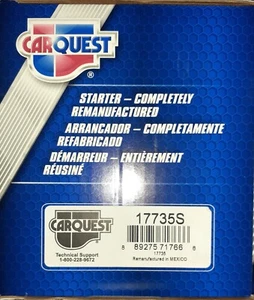 Carquest 17735S Starter - Picture 1 of 1